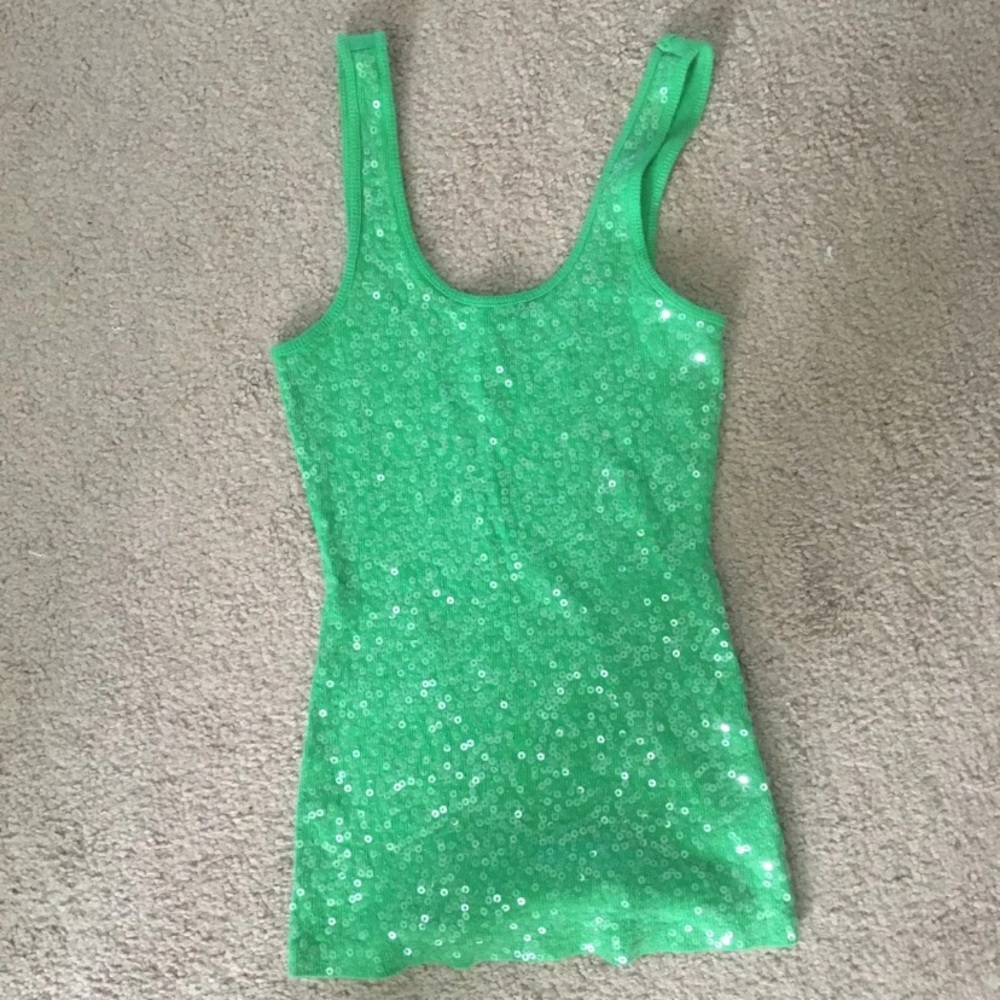 Express Sequin Tank Top